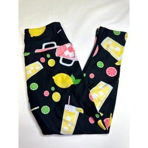 Summertime Lemonade Buttery Soft Boutique Leggings Kids Sm/Med NEW